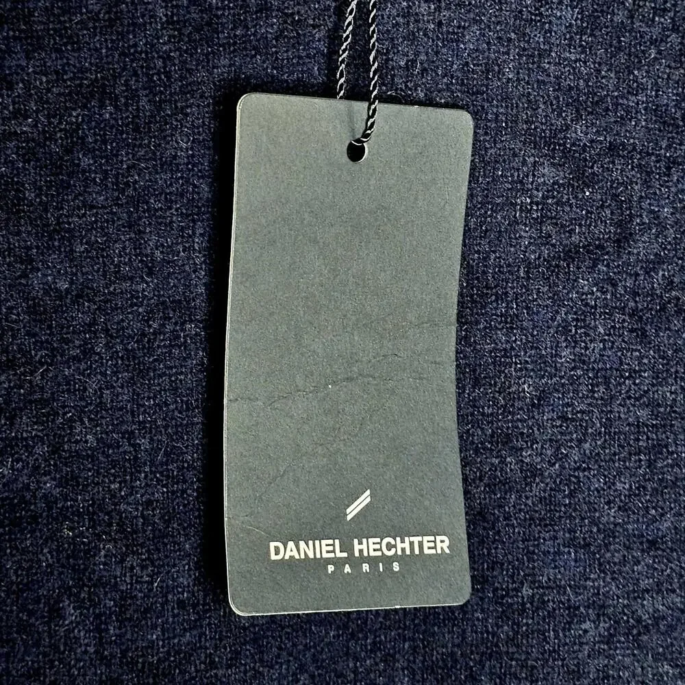 NWOT Daniel Hechter Men's Navy/100% Cashmere Sweater Size XL